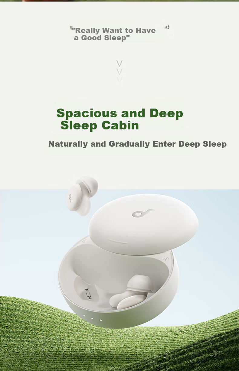 Наушники SoundCore A30 Deep Sleep Cabin для сна, беспроводные с шумоподавлением, невидимки