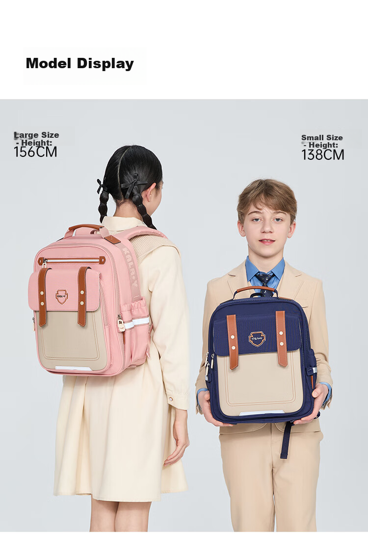 Школьный рюкзак KALA·Y Cloud Backpack 3.0 для учеников 1-3 классов, легкий, с защитой позвоночника, для мальчиков и девочек, 35.5x28.5x19 см, 7.9 кг, синий