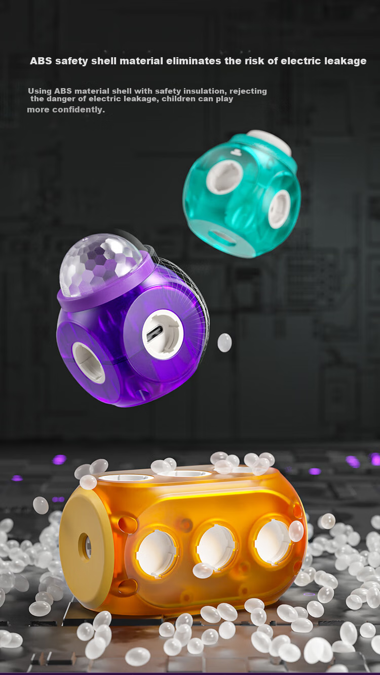 Конструктор Science Can Super Circuit Building Blocks, подарок для детей, образовательная игрушка для мальчиков и девочек, подарочная коробка на день рождения для студентов