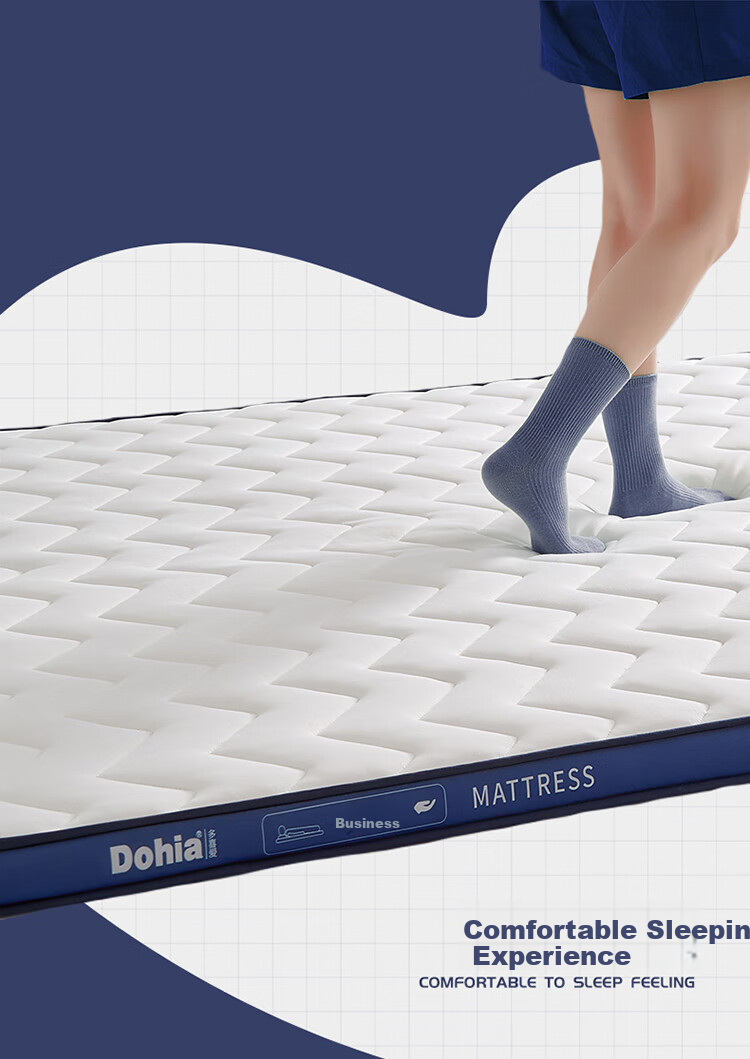 Матрас Dohia Home Textile Composite Latex Mattress, студенческое общежитие, 0.9м X 1.9м, татами, 0.9м кровать