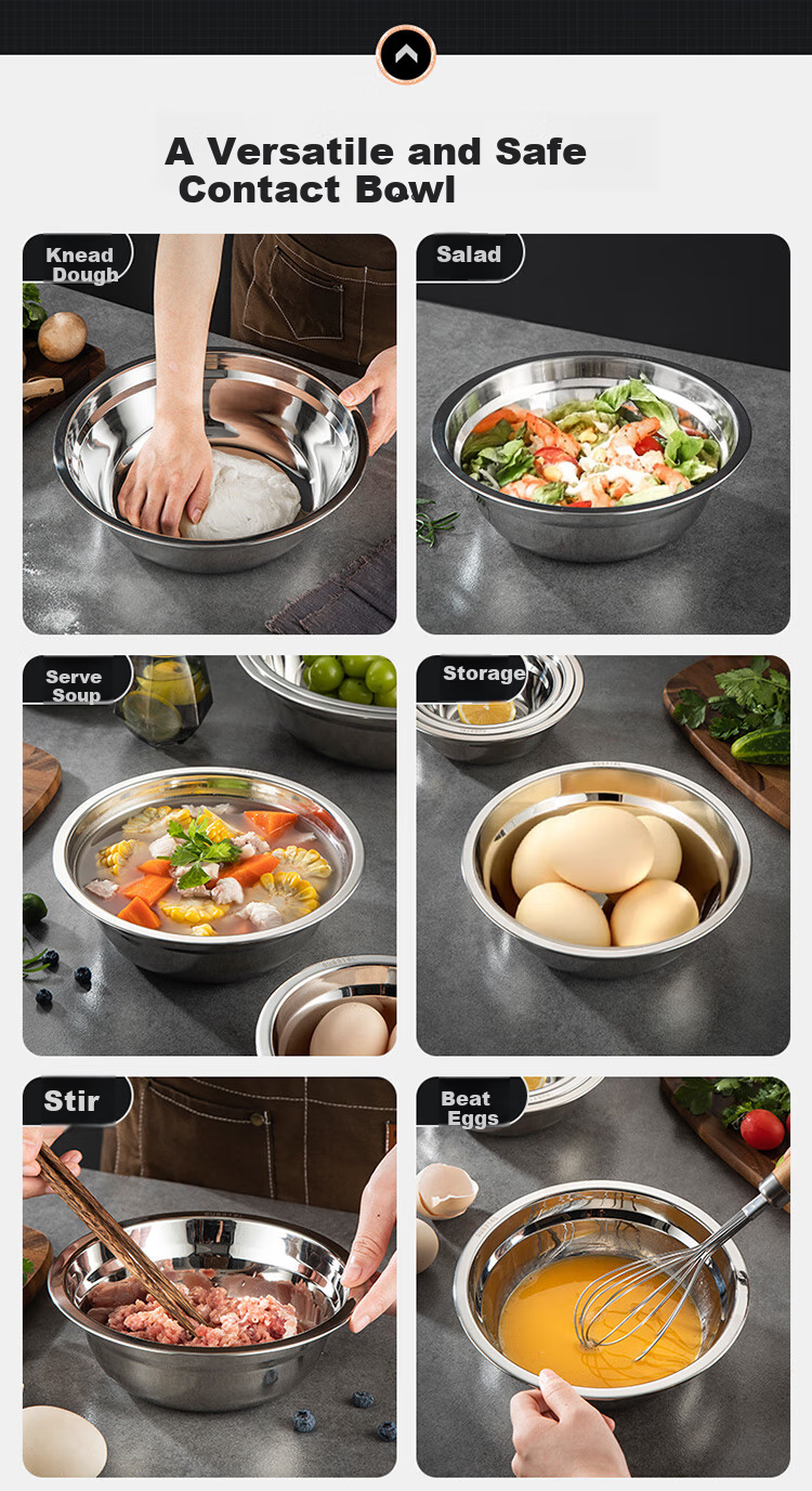 Кастрюля Maxcook из нержавеющей стали 316L, 22 см, утолщенная, широкая и глубокая, подходит для индукционной плиты, MCWA1649