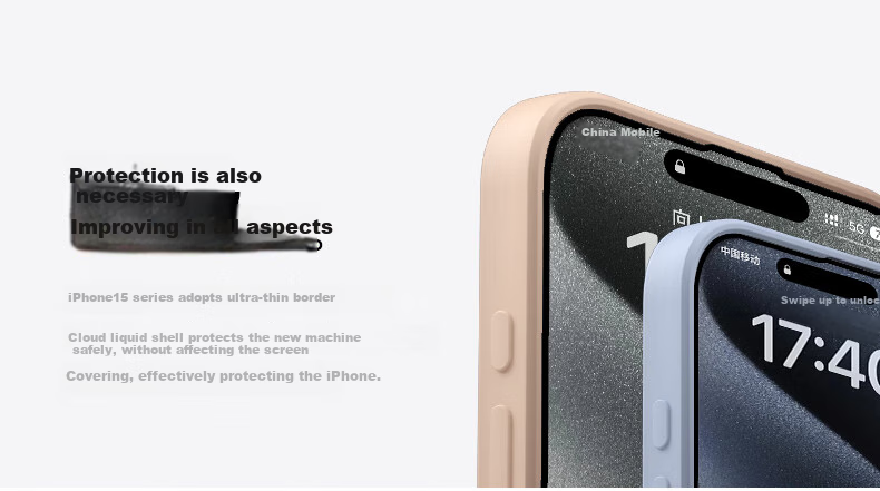 Чехол KEKLLE для iPhone 15 Plus, силиконовый, с магнитами MagSafe, розовый, противоударный