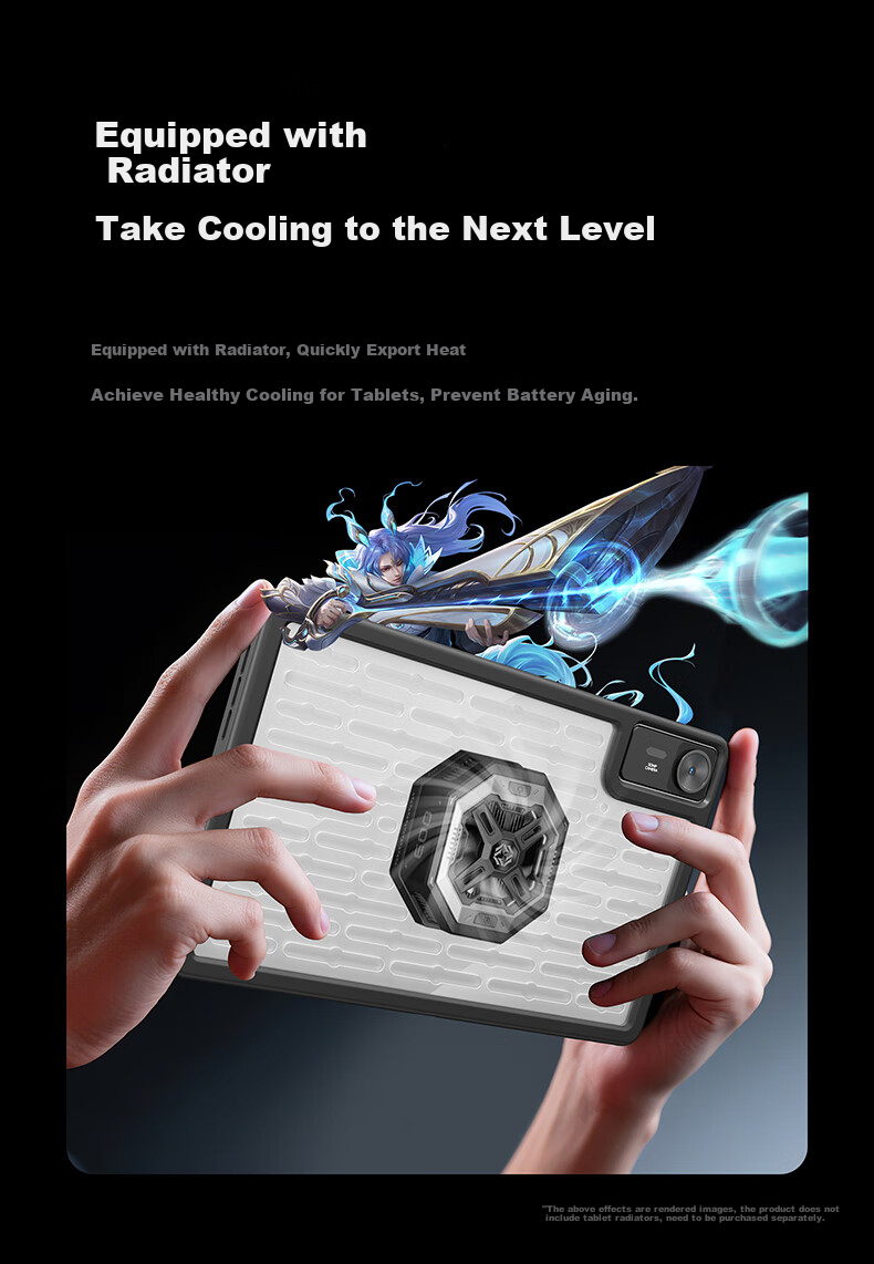 Защитный чехол COOLSTART для Lenovo Legion Y700 (4-е поколение), 8.8 дюйма, магнитный, тонкий, черный