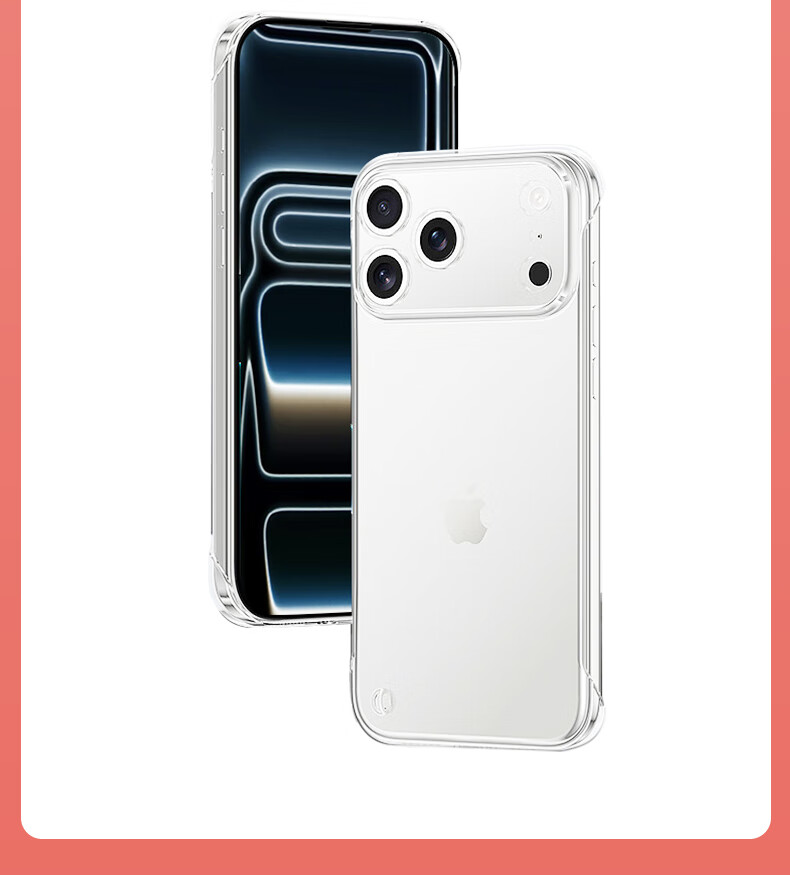 Прозрачный чехол Snowkids для iPhone Air, ультратонкий, противоударный, с защитой от окисления, полузакрытый, с ощущением голого телефона