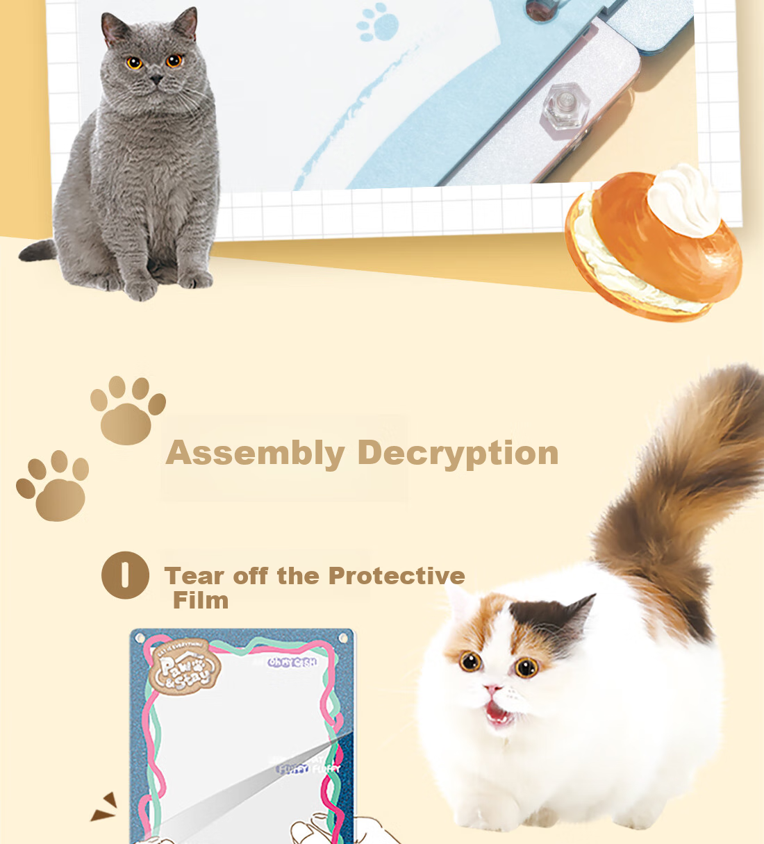 Блокнот MASMARCU "All Meow" M5, 40 листов, розовый