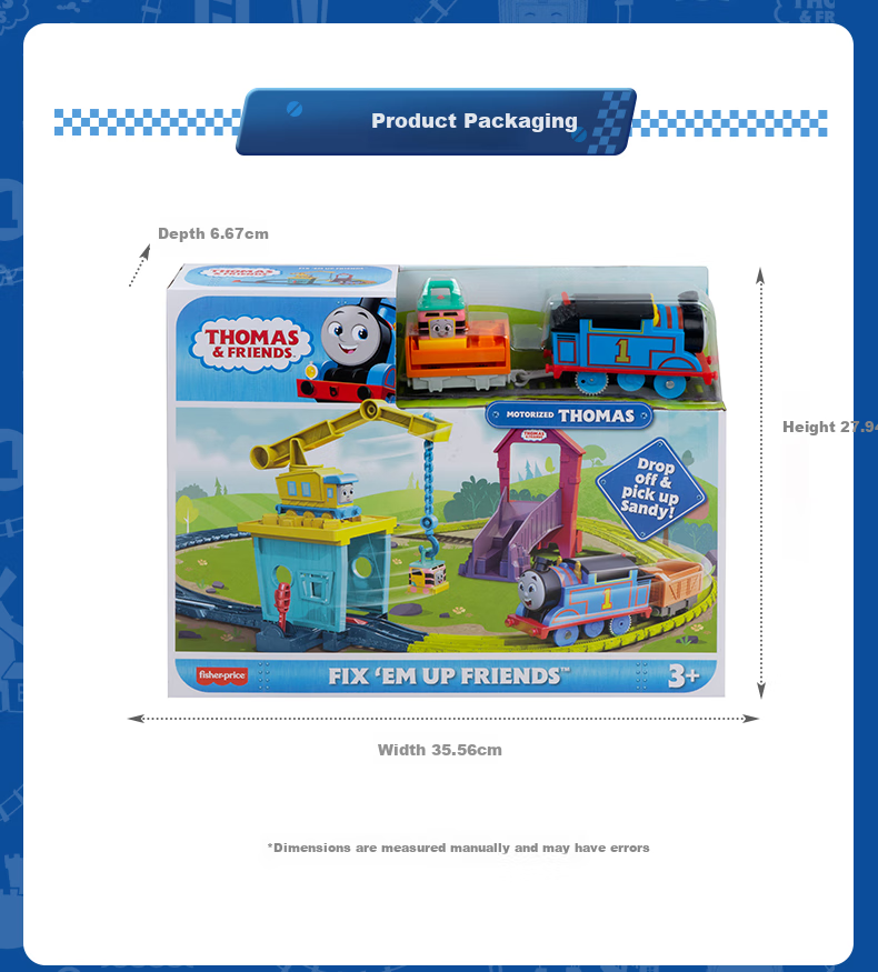 Конструктор Thomas & Friends "Карл и Сэнди перевозят друзей", трек-сет HDY58