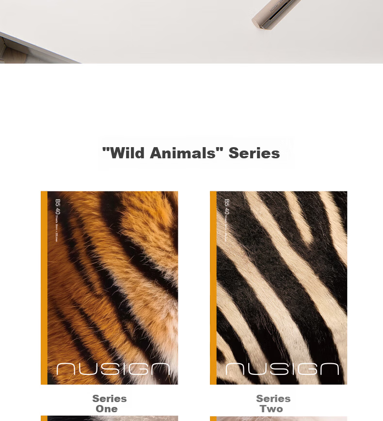 Блокнот NUSIGN Soft Cover Wireless Binding Notebook, 4 шт.