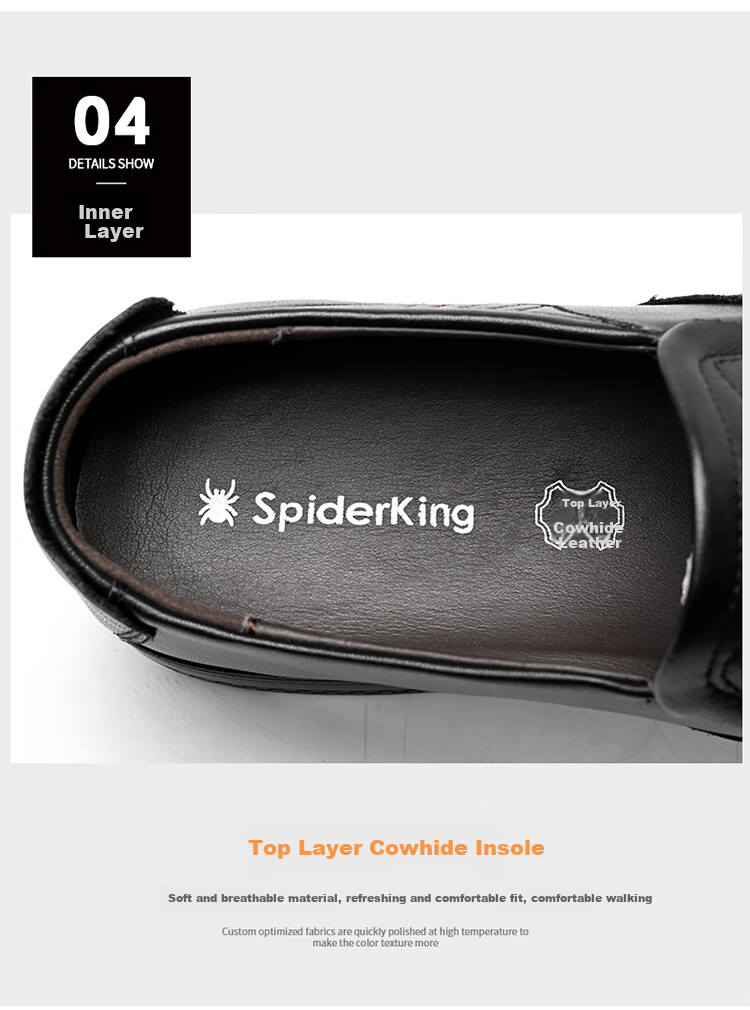 Мужские кожаные туфли SPIDER KING