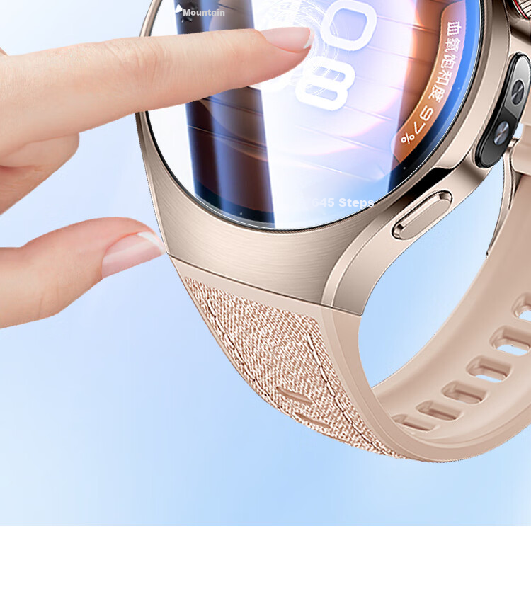 ESCASE Защитная пленка для экрана Huawei Watch 5, гидрогелевая, полноэкранное покрытие, HD Clear, ударопрочная, устойчивая к отпечаткам пальцев, 42 мм, 2 шт.