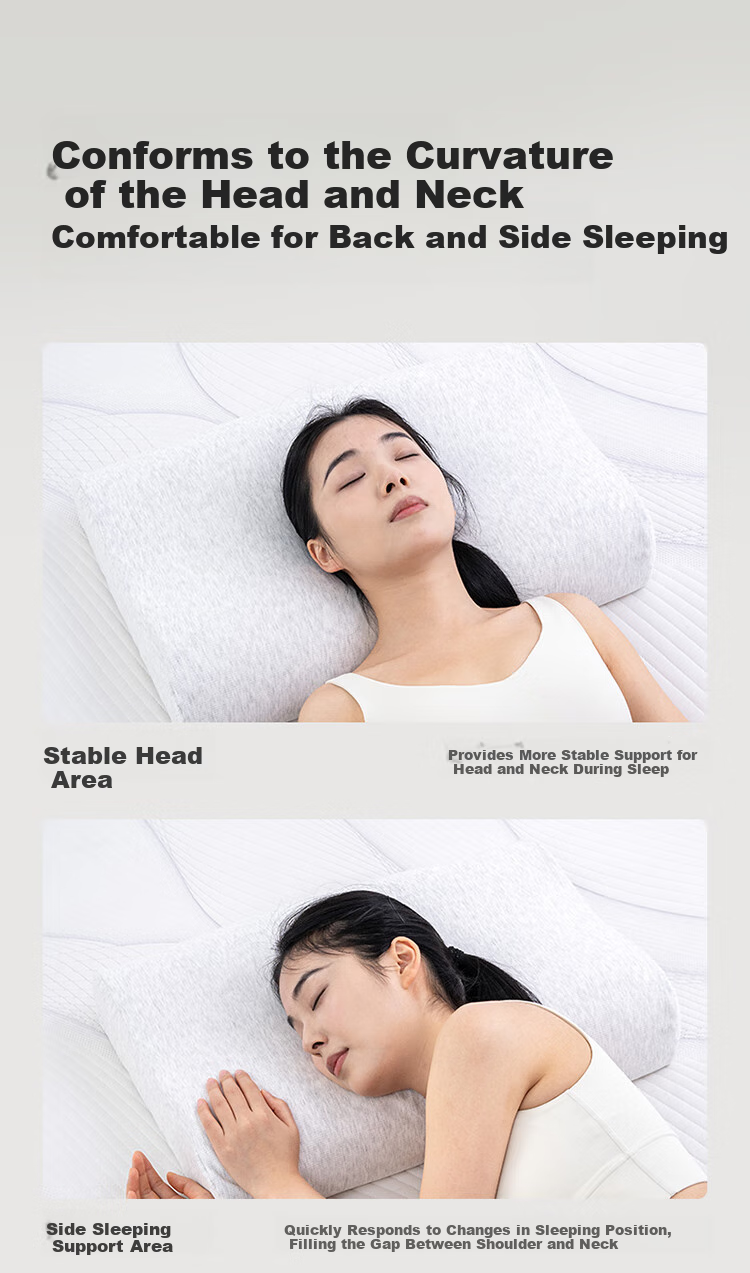 Подушка AiSleep Thai Latex Pillow, 94% натурального латекса, импорт из Таиланда, поддержка шейного отдела позвоночника для взрослых, подушка для глубокого сна