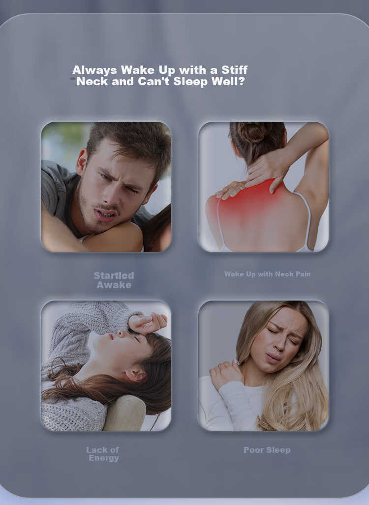 Подушка AiSleep Type B для взрослых, из пены с эффектом памяти, для сна, для шеи, 60*40*12/10см