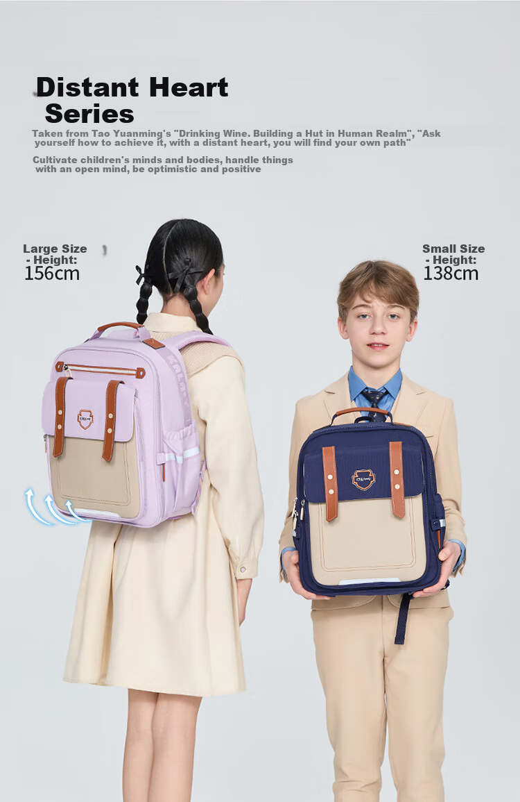 Школьный рюкзак KALA·Y Cloud Backpack 3.0 для учеников 1-3 классов, легкий, с защитой позвоночника, для мальчиков и девочек, 35.5x28.5x19 см, 7.9 кг, синий