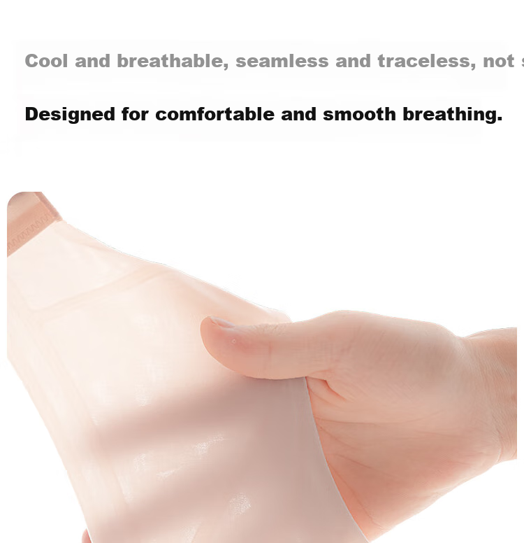 Бюстгальтер MiiOW Soft Support для женщин, бесшовный, из ледяного шелка, тонкий, дышащий, с пуш-ап эффектом, синий XL