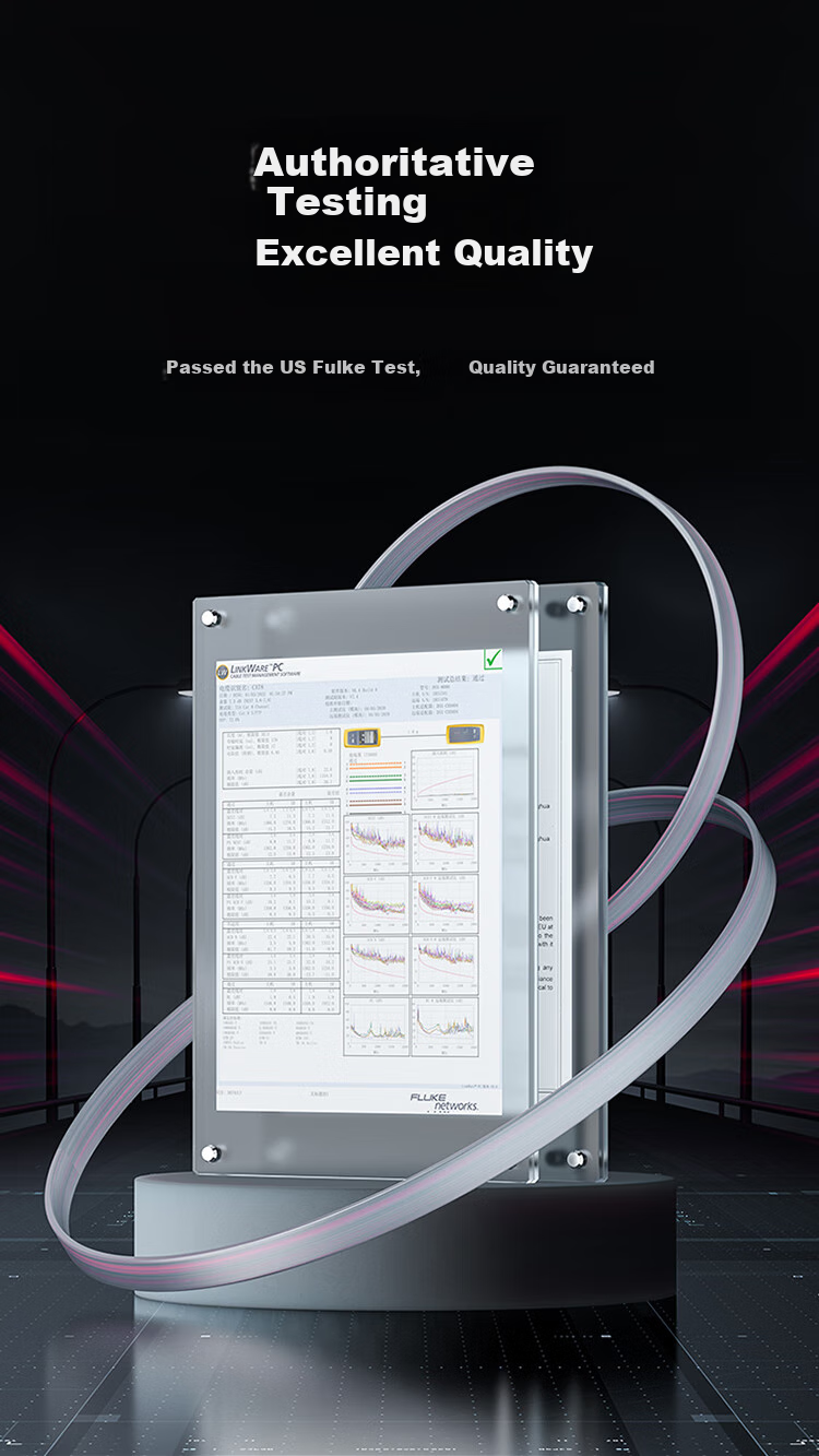 Сетевой кабель Shengwei CAT8 Gigabit Ethernet, 1 метр, черный