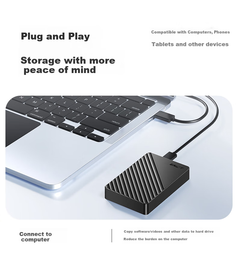 Внешний жесткий диск EAGET G28PRO, 1 ТБ, портативный накопитель данных, USB 3.0