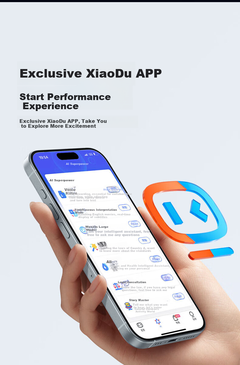Беспроводные наушники Xiaodu T200 с активным шумоподавлением, Bluetooth 5.4, Hi-res audio, IPX5, черный