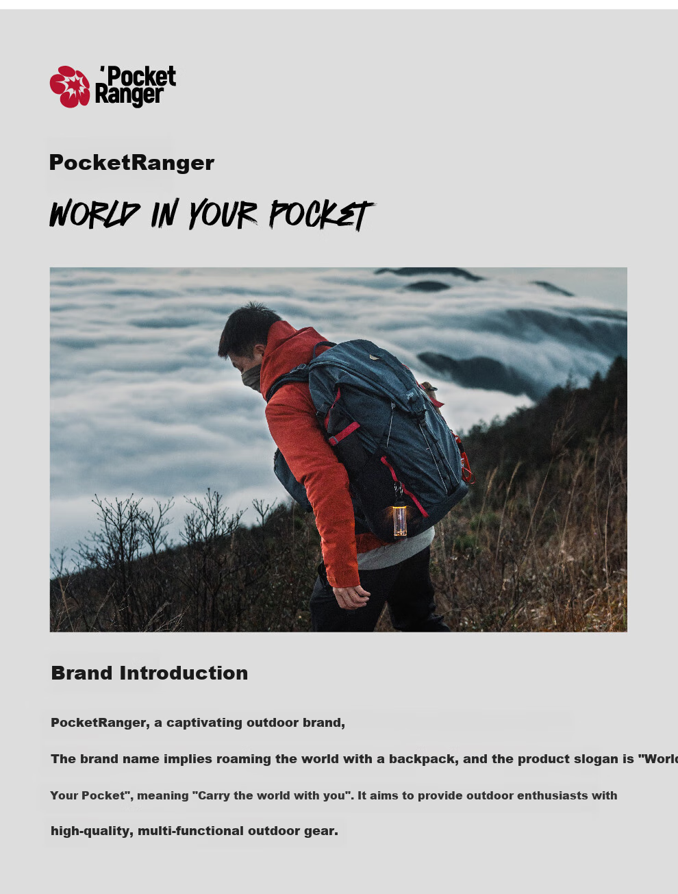 Рюкзак VSGO Pocket Ranger, 25л, для фототехники, путешествий и хайкинга, бежево-зеленый