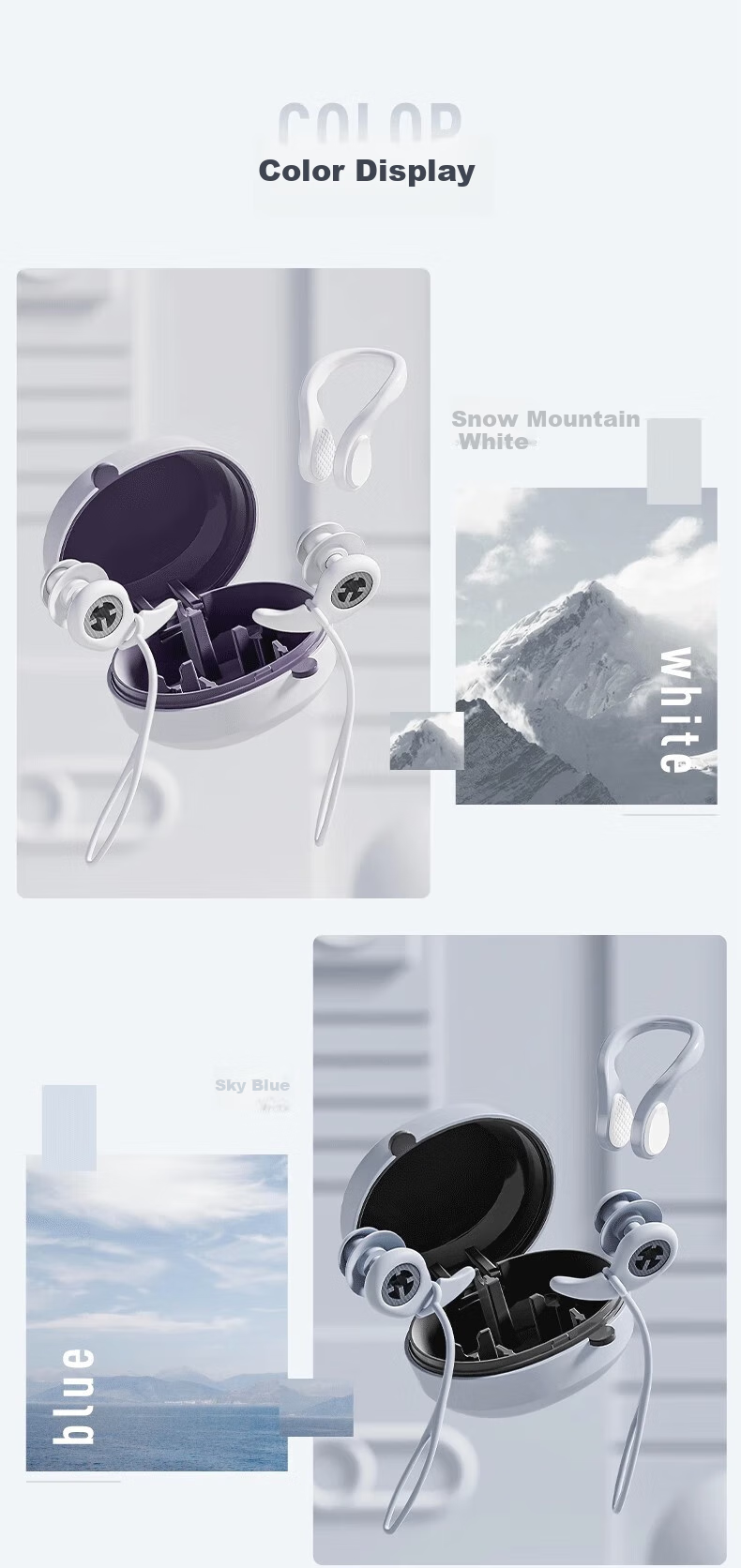 Keep Earplugs, Waterproof But Not Soundproof, Professional Anti-Choking Water Protection, Prevent Otitis Media, Children's Bathing Equipment, Pink