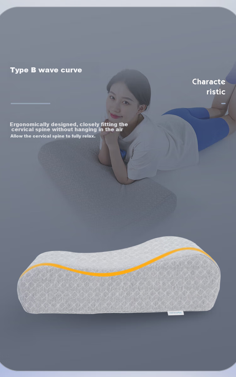 Подушка AiSleep Type B для взрослых, из пены с эффектом памяти, для сна, для шеи, 60*40*12/10см
