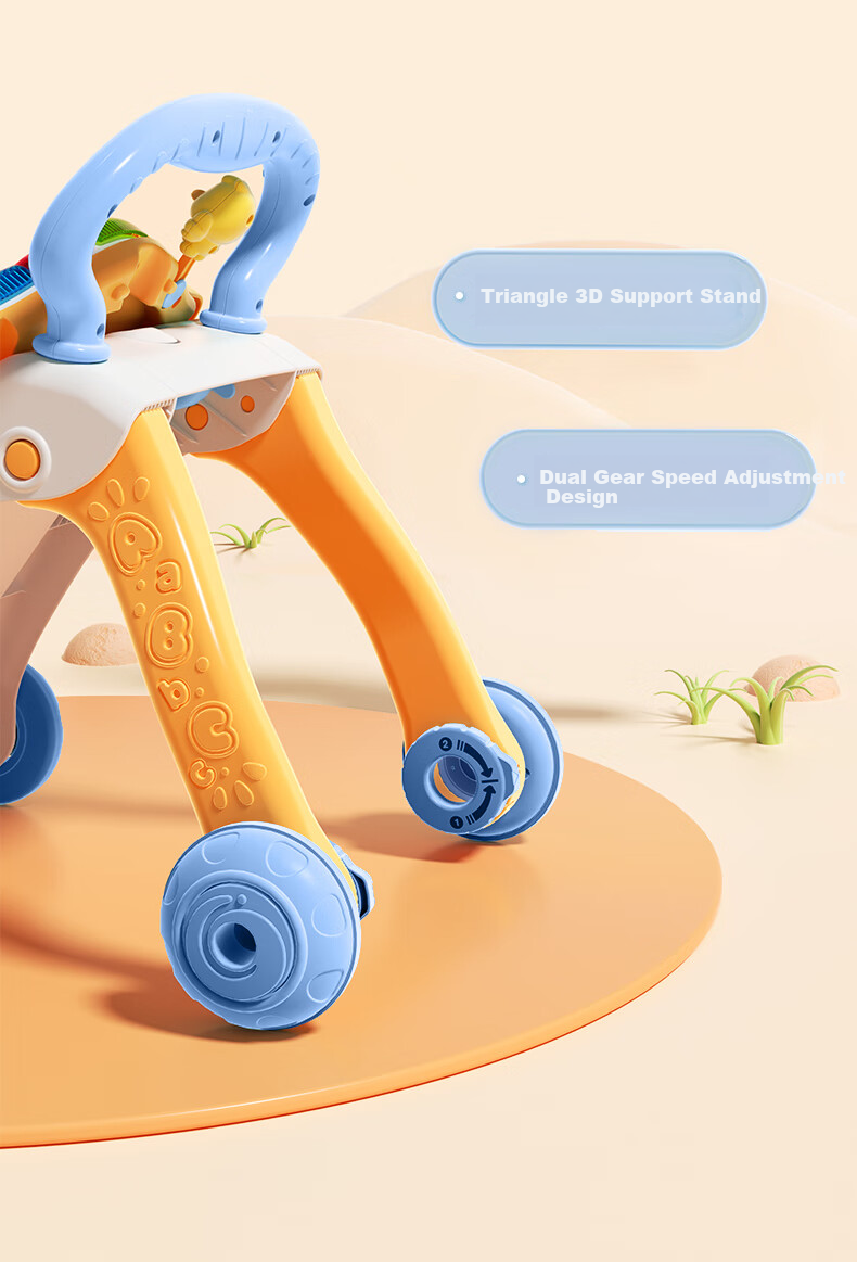 Развивающий центр-ходунки Vtech, музыкальный, складной, регулируемый по скорости, для мальчиков и девочек, подарок на день рождения ребенка