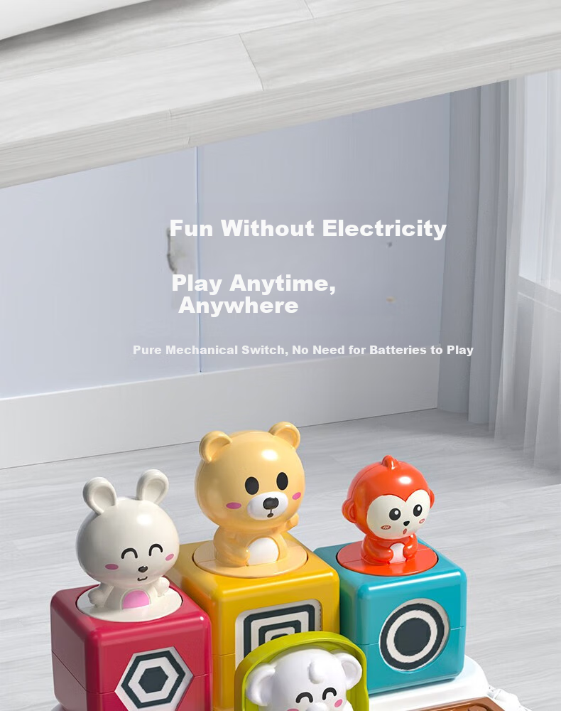 Развивающая игрушка GOODWAY "Умный кубик" для детей от 7 месяцев, разноцветная