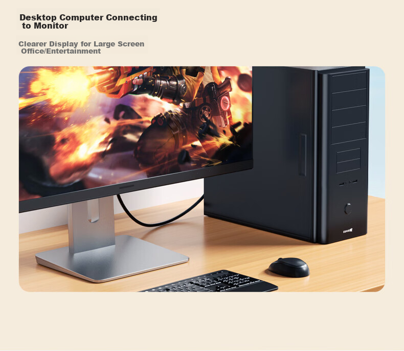 Переходник LinkStone HDMI - VGA, 1.8 метра, черный