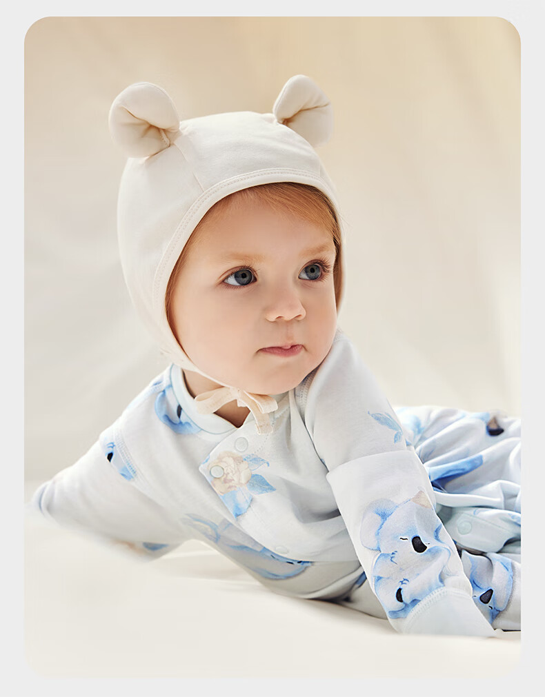 Детский комбинезон Babycare Camellia, весенняя новинка, боди для новорожденных, одежда для малышей, лунный белый, 90 см