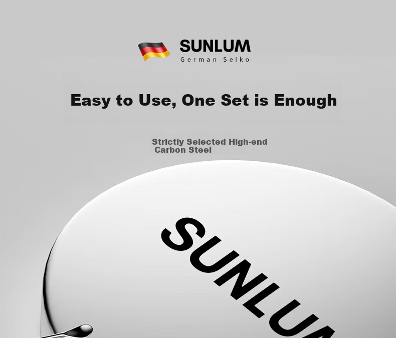 Набор SUNLUM из 5 предметов для маникюра, оригинальные скошенные лезвия, портативный для домашнего использования, немецкое качество