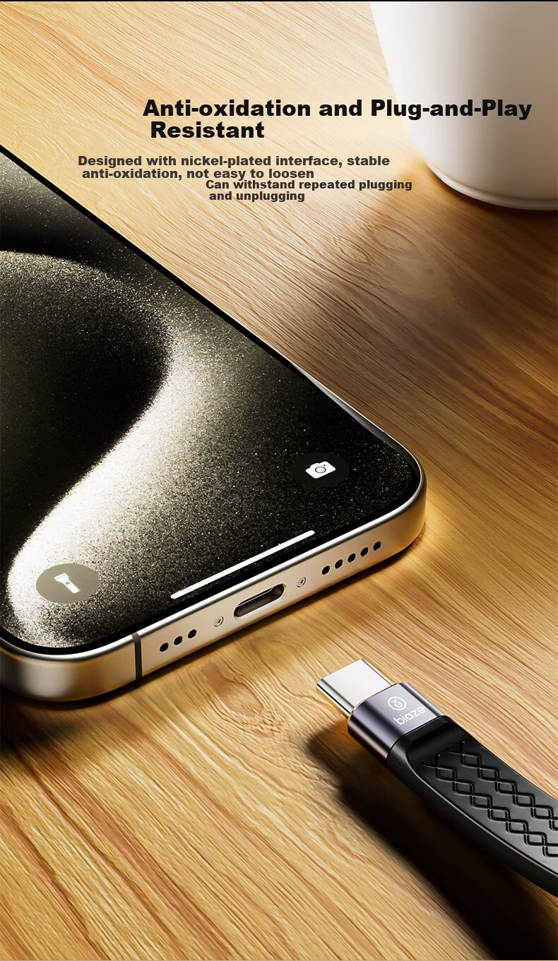 Кабель BIAZE USB4, Type-C, 40 Гбит/с, 8K, 240 Вт, короткий, для Thunderbolt 4/3, жестких дисков, iPhone 16