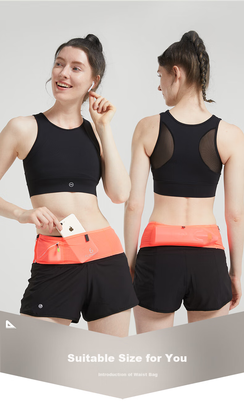 Поясная сумка Flipbelt [Легкая поясная сумка], спортивная сумка для бега, фитнеса, активного отдыха, походов, езды на велосипеде, для телефона, серая, размер M