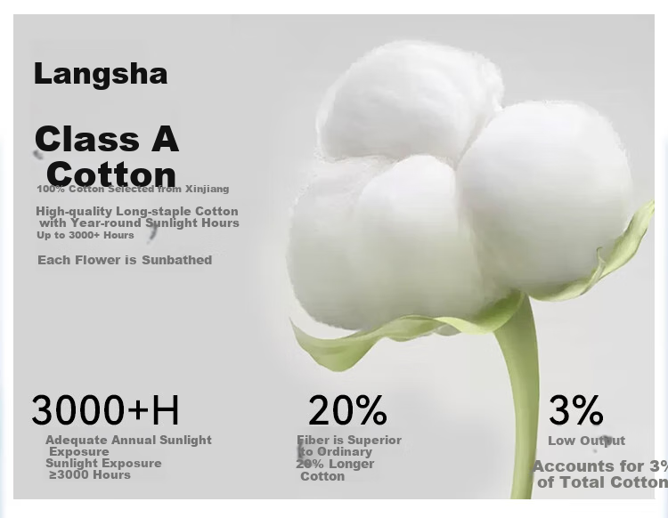 Мужская пижама LangSha, комплект из 100% хлопка, для сна и дома, осень, размер 3XL (175-200 кг), серый
