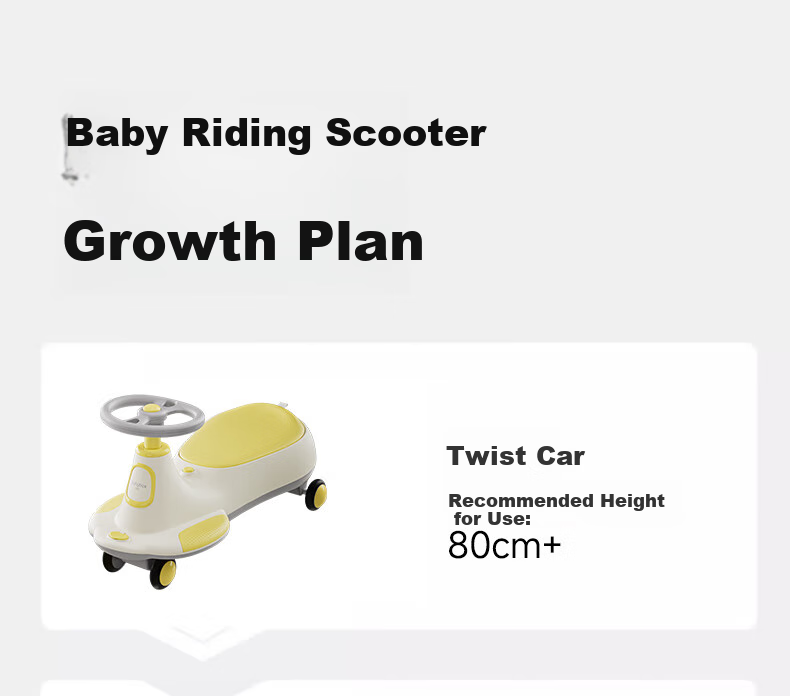 Беговел Babybox Beiboshi, детский балансировочный велосипед для малышей, антиопрокидывающийся, четырехколесный самокат, подарок на первый день рождения
