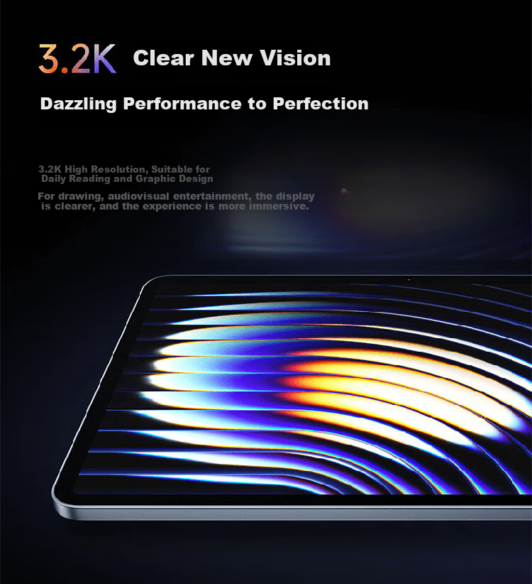 Планшет Xiaomi Pad 7 Pro, 11.2-дюймовый экран 3.2K, Snapdragon, Pengpai OS2, 8+256GB, черный
