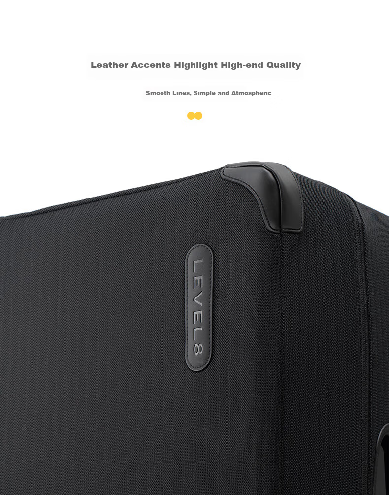 Защитный чехол для чемодана LEVEL8 Traveler Series, из полиуретана, для чемодана 28 дюймов, черный