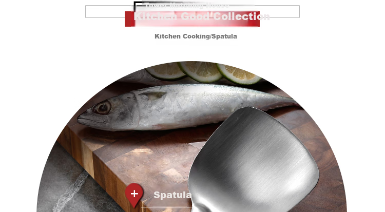 MAXCOOK Лопатка для жарки, 304 нержавеющая сталь, кухонная утварь MCCU733