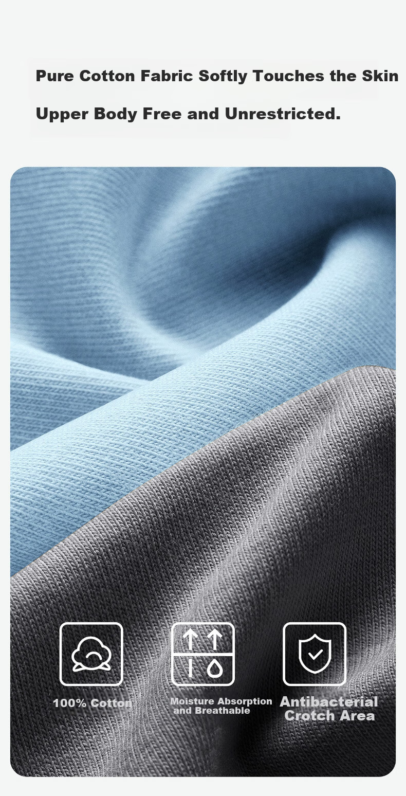 Одноразовые мужские боксеры BADIGAO, 2XL, 4 пары, стерильные, из чистого хлопка, для путешествий и командировок
