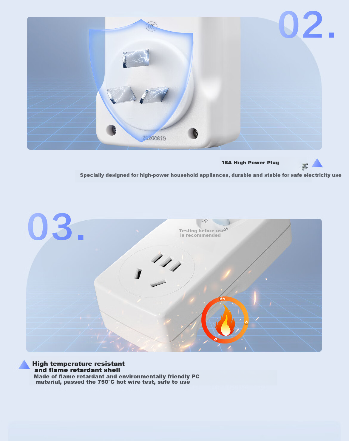 Защитная розетка DELIXI, защита от утечки, 10А, подключаемая, без переключателя