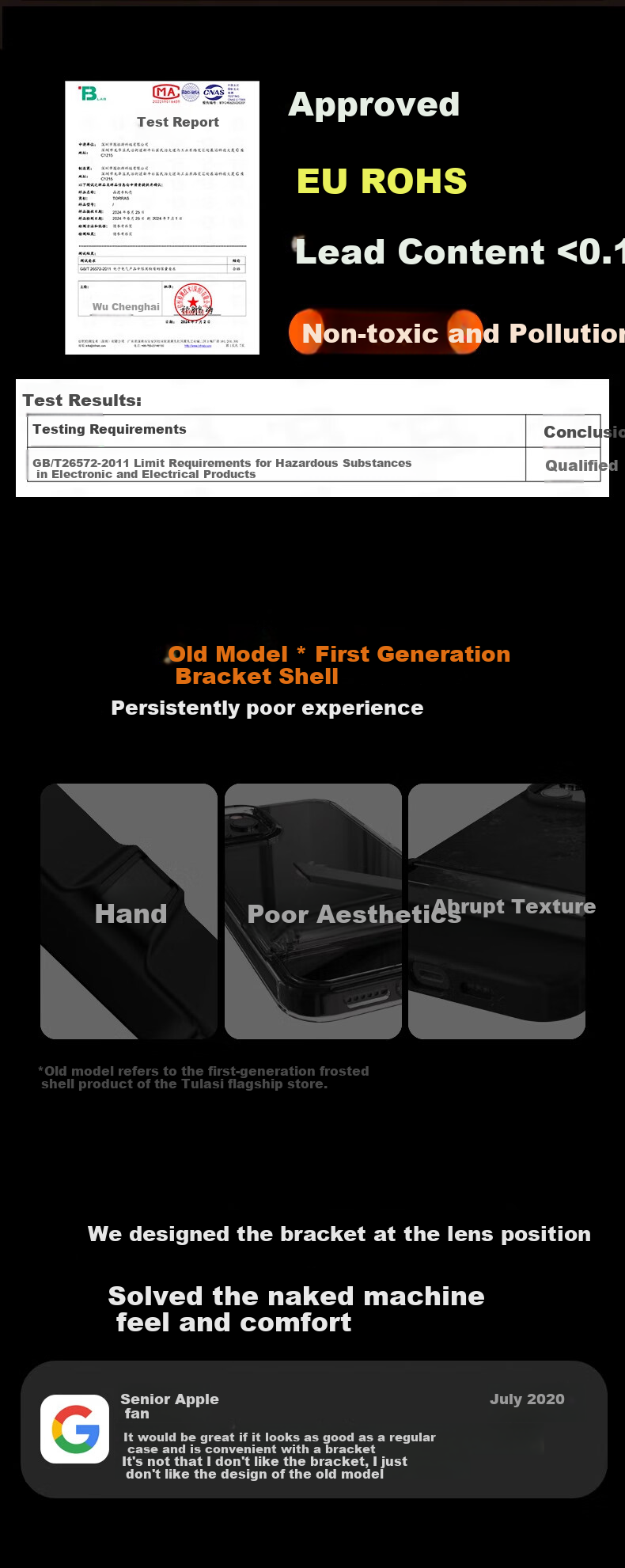 Прозрачный чехол TORRAS Tulasi Support Case для Apple iPhone 17 Pro, ультратонкий, с магнитным кольцом, противоударный, с подставкой, артикул 100202349671