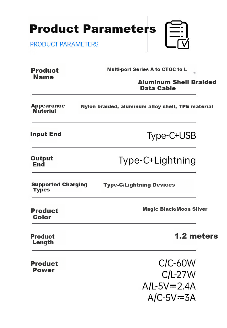 Кабель PISEN 4-в-1, Type-C PD60W, для iPhone 16/14/13, Xiaomi, Huawei P80, iPad, ноутбуков, 1.2м, черный