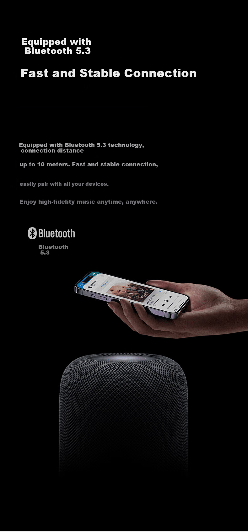Портативная Bluetooth-колонка Newmine K228, мини-аудиосистема с усиленными басами, высококачественный звук для дома и улицы, с TF-картой, подарок