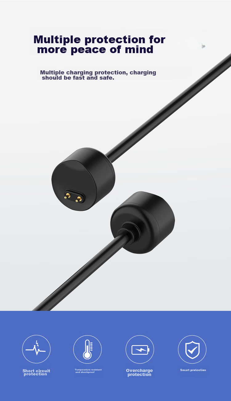 Зарядный кабель KOVOL для Xiaomi Smart Band 7/6/5 NFC