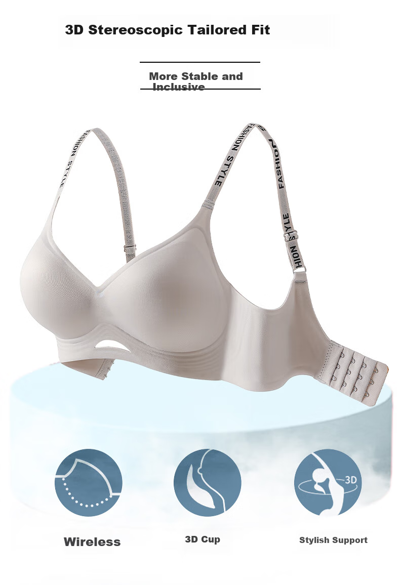 Бюстгальтер GUJIN Seamless Bra, бесшовный, для женщин, тонкие бретели, пуш-ап, поддерживающий, корректирующий, красивый дизайн спины, тонкий стиль, увеличивающий грудь, телесный цвет