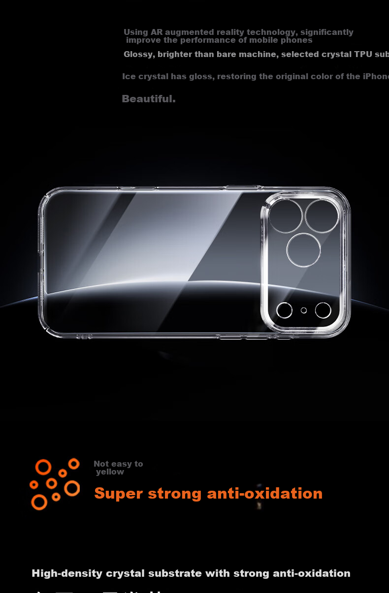 DIVI Ultra-Thin Zero-Feel Case для iPhone Air, совместимый с Apple 17 Air, защитный чехол, защита всего объектива, ультратонкий прозрачный силиконовый чехол с воздушной подушкой, противоударный для мужчин и женщин