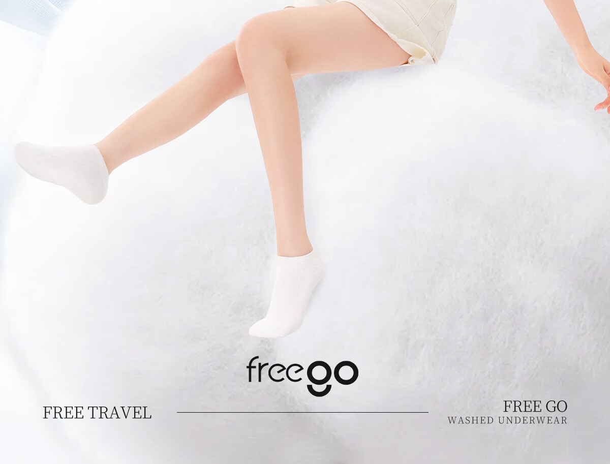 Одноразовые хлопковые носки Freego для путешествий и командировок, для ежедневного использования, индивидуальная упаковка, 8 пар
