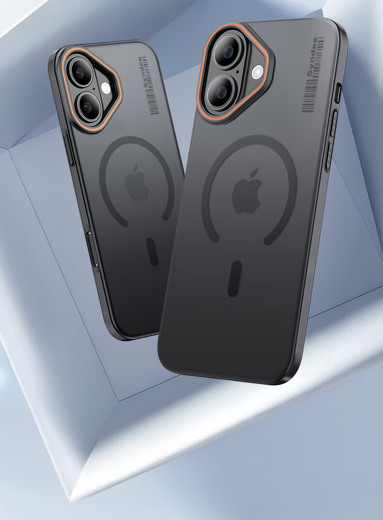 Чехол для iPhone 17 Mengxiangkejia, противоударный, с поддержкой MagSafe, приятный на ощупь, меняющий цвет, ультратонкий, полупрозрачный, матовый, для мужчин и женщин, цвет "Мглистый серый"
