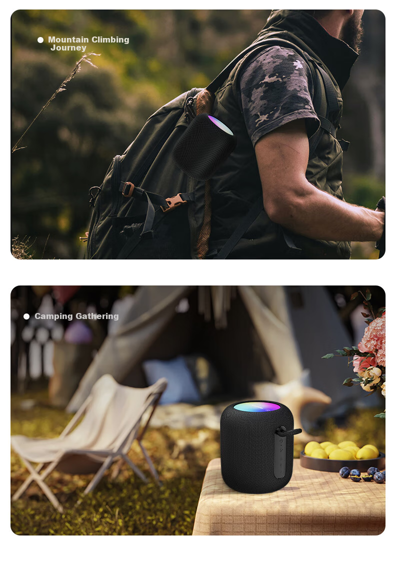 Портативная Bluetooth-колонка Newmine K228, мини-аудиосистема с усиленными басами, высококачественный звук для дома и улицы, с TF-картой, подарок
