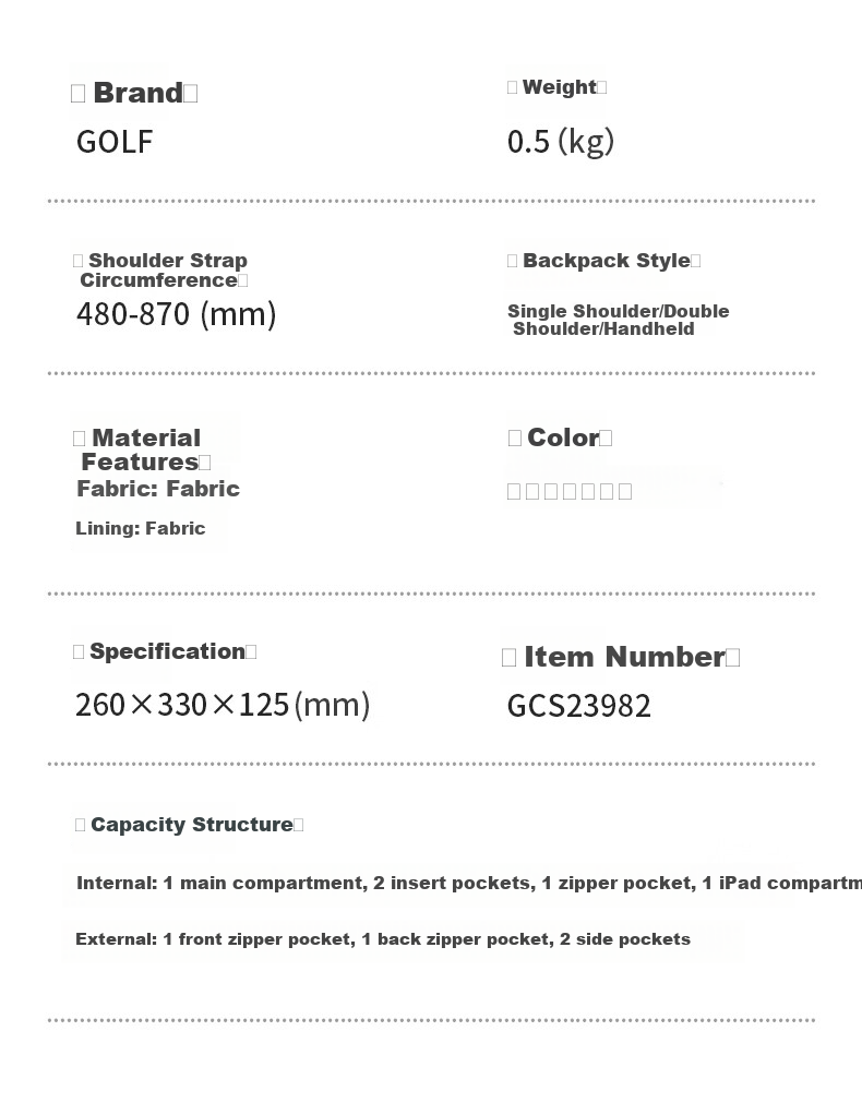 Рюкзак GOLF для женщин, легкий школьный ранец, сумка для iPad и ноутбука, водостойкая дорожная сумка, сумка для поездок на работу, подарок на День святого Валентина