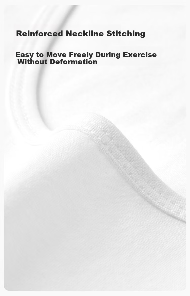 Мужская майка Jing Shu Cotton, антибактериальная, из чистого хлопка, 3XL, белая
