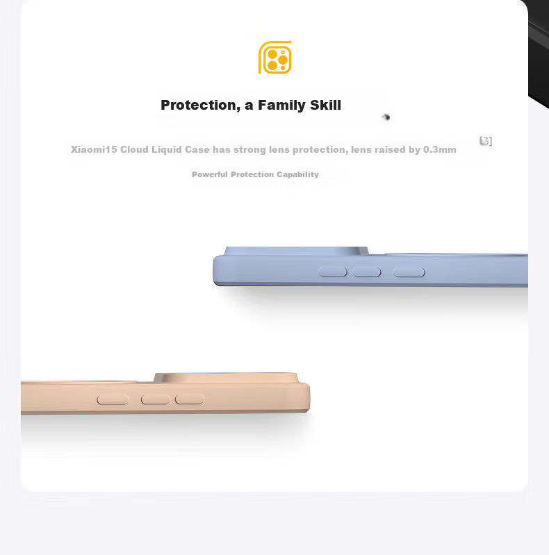 KEKLLE Чехол для Xiaomi 15, силиконовый, противоударный, с защитой камеры, с MagSafe, черный