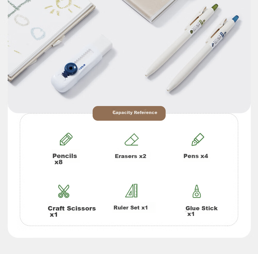 Пенал YEEHOO Canvas, большой вместимости, простой дизайн, для мальчиков и девочек, персонализированный пенал для хранения канцелярских принадлежностей, размер 23.2x6.1x30.7 см